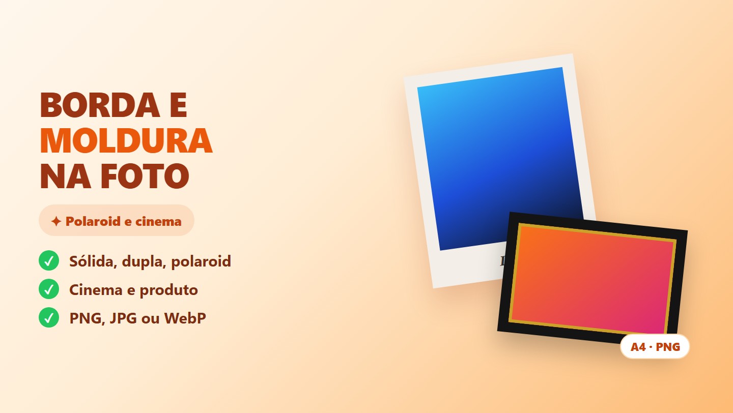 Borda e moldura em foto online grátis
