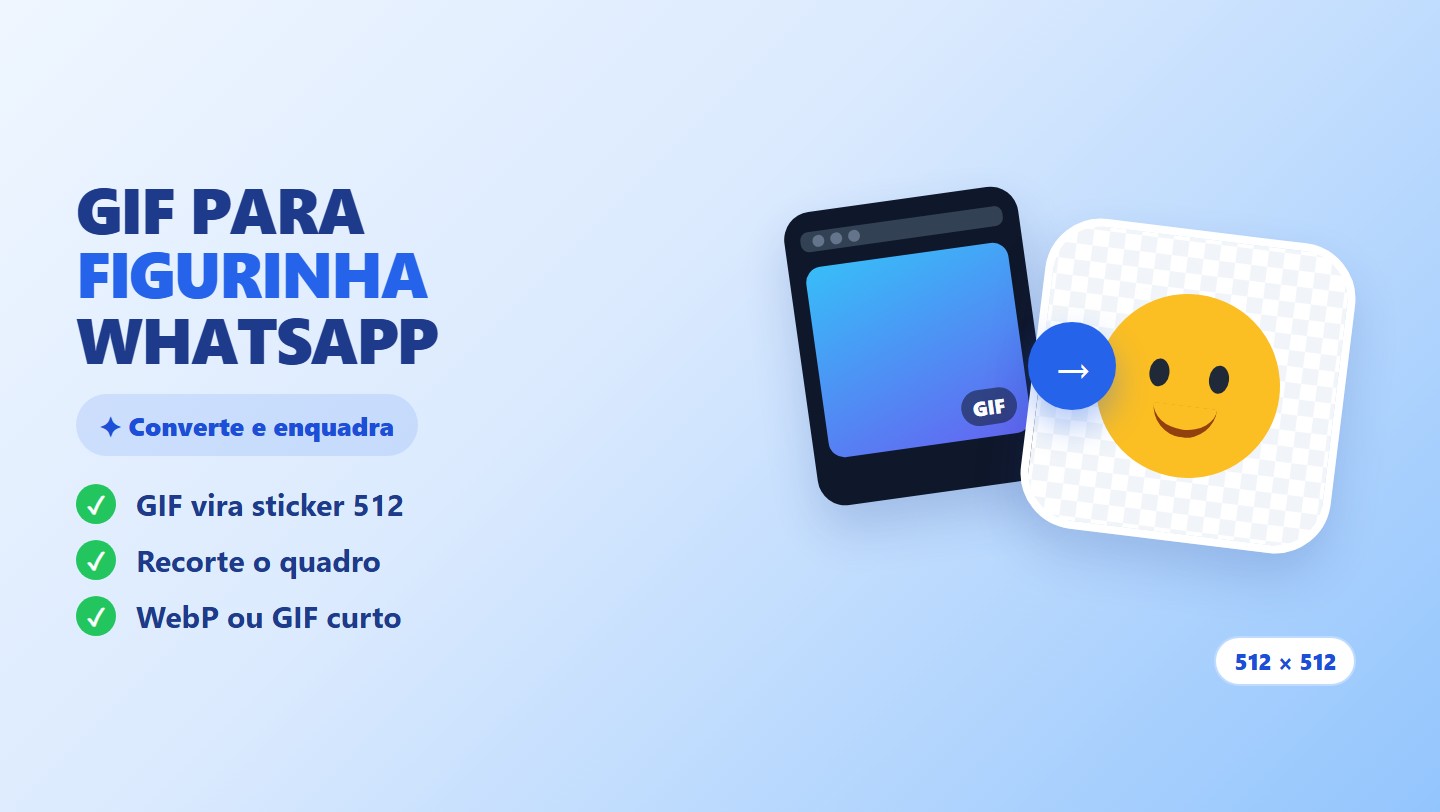 GIF para figurinha WhatsApp online